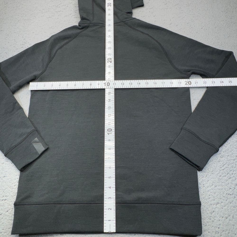 Ten Thousand Merino Tech Hoodie Mens Small Black Wool Popover Training Gorp NWT - Picture 10 of 12
